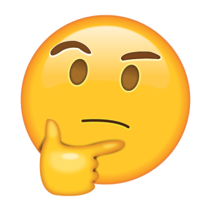 Thinking Face Emoji Transparent Background