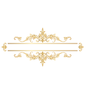 Gold Ornamental Header Divider Free PNG