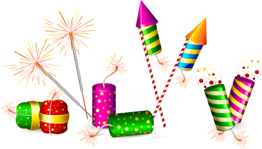 Fireworks and Crackers Collection Free PNG