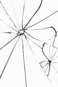 Broken Glass Crack Texture Overlay