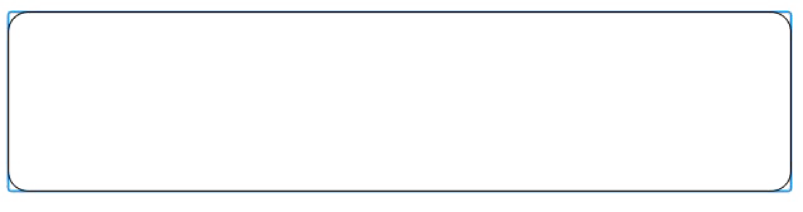 Neon Blue Glowing Frame Free PNG