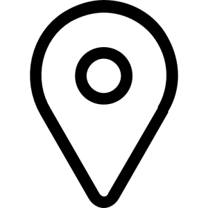 Location Pin Outline Icon Clipart