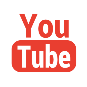 YouTube Text Logo Red Free PNG