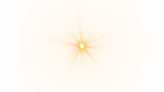 Golden Lens Flare Light Effect Free PNG