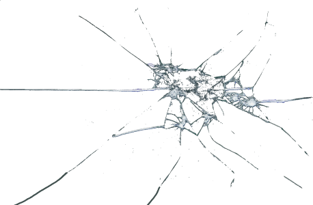 Cracked Glass Bullet Hole Free PNG