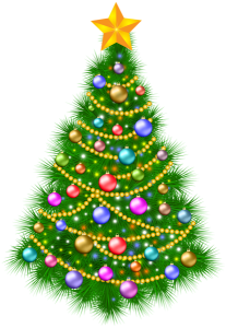Decorated Christmas Tree Clipart