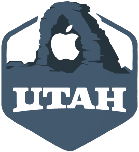 Utah Apple Rock Logo Free PNG