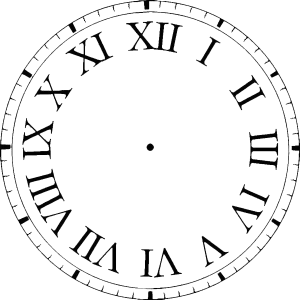 Clock Roman numerals, Rome digital clock, roman numeral clock, white & black PNG Image File Free Download – Clickpng