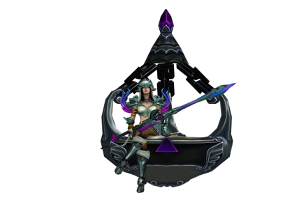 Female Warrior Throne Free PNG