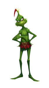 The Grinch Christmas Cartoon Character Free PNG