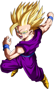 Super Saiyan 2 Gohan Anime Character PNG Image