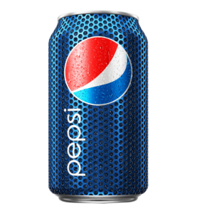Blue Textured Pepsi Cola Can Free PNG