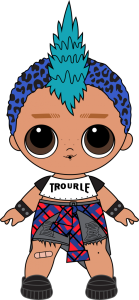 Punk Boy LOL Surprise Doll Free PNG