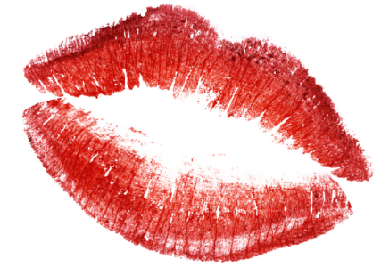 Red Lipstick Kiss Mark Free PNG