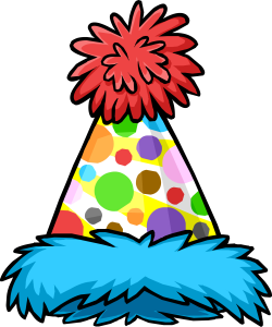 Colorful Birthday Party Hat Free PNG