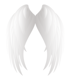 Elegant White Angel Wings Free PNG