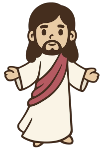 Jesus Christ Cartoon Illustration Clipart