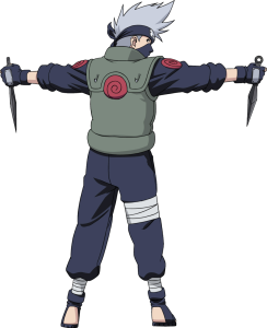Kakashi Hatake Back View Naruto Transparent Background