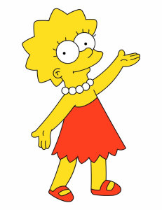 Lisa Simpson Character Clipart