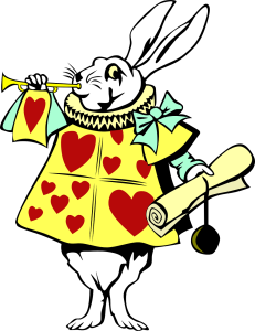 Alice In Wonderland White Rabbit Illustration Free PNG