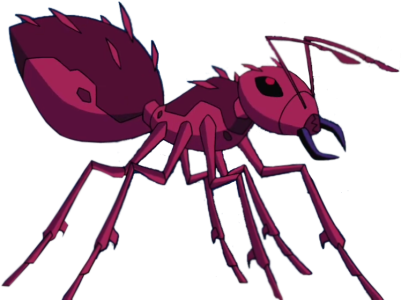 Purple Ant Alien Insect Monster Clipart