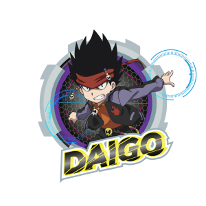 Daigo Kurogami Beyblade Burst Character Transparent Background