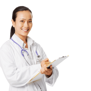 Smiling Female Doctor PNG Image