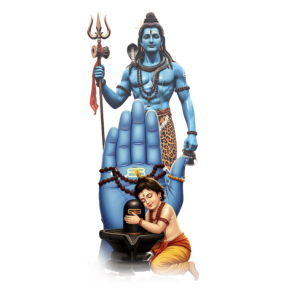 Lord Shiva Blessing Child Free PNG