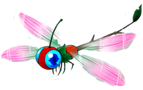 Cartoon Dragonfly Bug Clipart