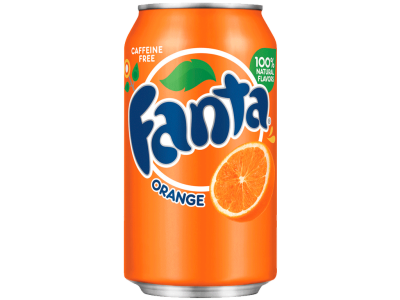 Fanta Orange Soda Can USA Free PNG