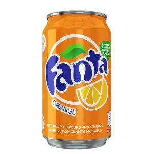 Fanta Orange Soda Can International PNG Image