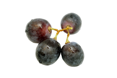 Small Cluster Of Black Grapes Free PNG