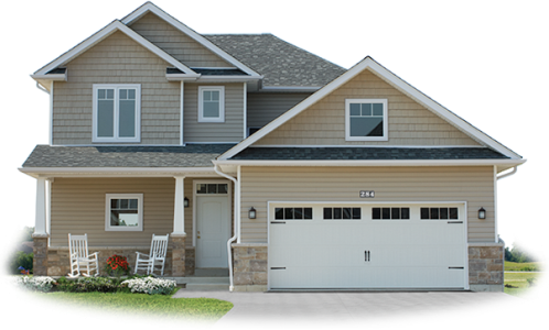 Two Story Suburban Family House Free PNG