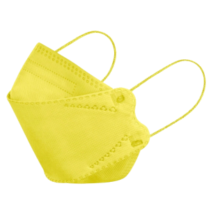 Yellow KF94 Face Mask PNG Image