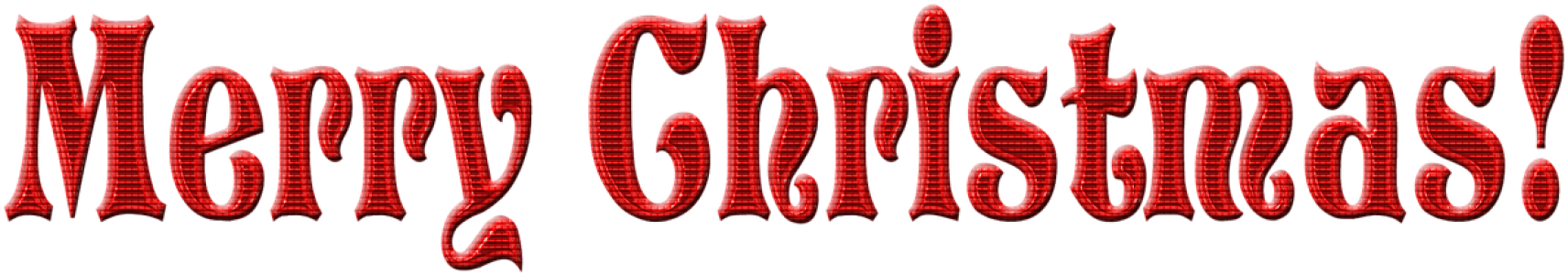 Merry Christmas red text Free PNG