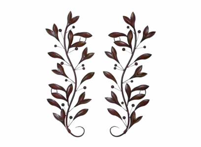 Leaf vine metal wall art Free PNG