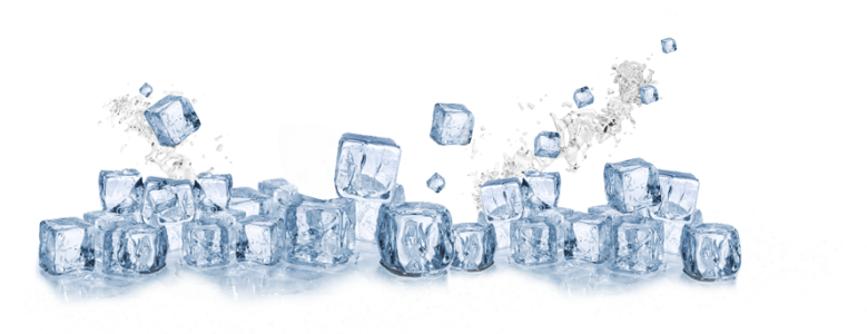 Splashing Ice Cubes Free PNG