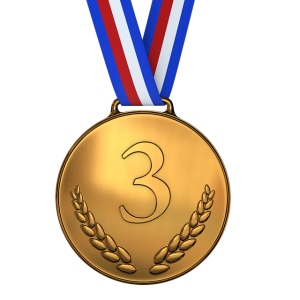 Bronze 3rd Place Medal Free PNG
