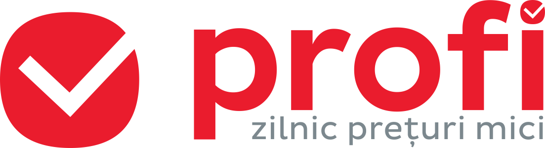 Profi Supermarket Brand Logo Red Typography Transparent Background