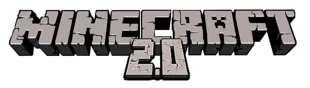 Minecraft 2.0 Text Logo Clipart