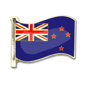 New Zealand Flag Pin Badge Clipart