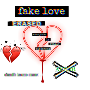 Emo Grunge Aesthetic Fake Love Graphic Clipart
