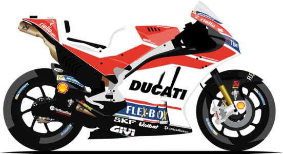 Ducati MotoGP Racing Motorcycle Free PNG