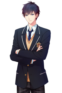 Anime School Boy Character Free PNG