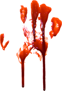 Scary Bloody Handprint Free PNG