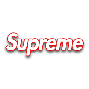 Supreme Brand Logo Text Transparent Background