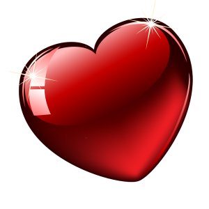 Glossy Red Heart Clipart