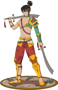 Anime Swordsman Character Free PNG