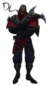 Zed Shadow Assassin LoL Clipart