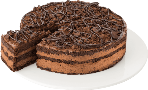 Chocolate Cake Slice Dessert Free PNG